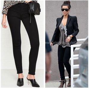 J Brand Stretch Skinny Minimalist Leggings Jeans in Black Sea 🌊 Size 26/31